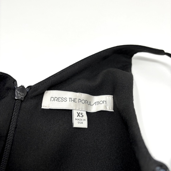 DRESS THE POPULATION Sequin Mini Dress - Picture 5 of 6